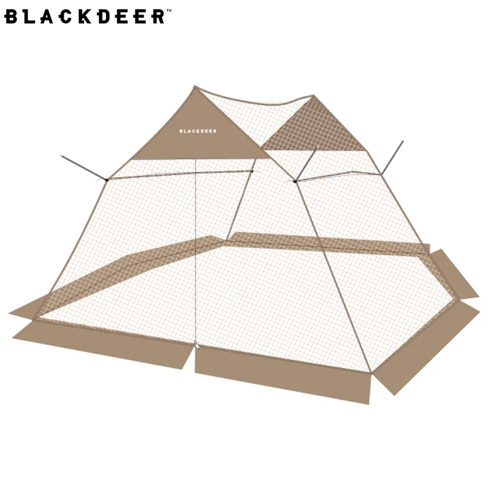 Blackdeer Summer Canopy Anti-Mosquito Mesh Tent 5-8 People Field Camping Picnic Ventilation Tent