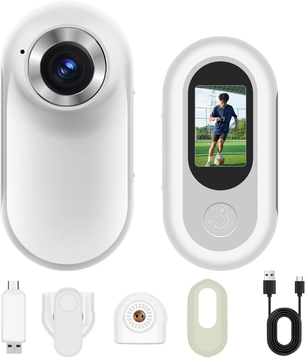Mini Action Camera 1080P Hd Screen Outdoor Action Camera Portable Thumb Camera For Travel Car Bicycle Inch Camcorder