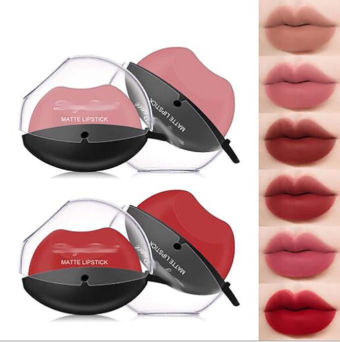1 Piece Matte Velvet Mist Red Lipstick - Long Lasting Moisturizing Lipstick, Easy-to-Apply Lip Shape Design, Beginner Friendly Matte Lip Makeup