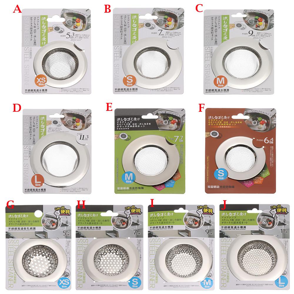 Bathroom Kitchen Hair Clean Up Sewer Anti Clog Bathtub Drain Filter Sink Strainer Mesh Trap Waste Catcher