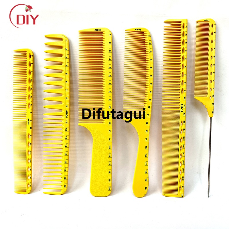 Difutagui 1Pcs Professional Hair Combs Barber Hairdressing Hair Cutting 2025 Brush Anti-static Tangle Pro Salon Hair Care Styling Tool DIY