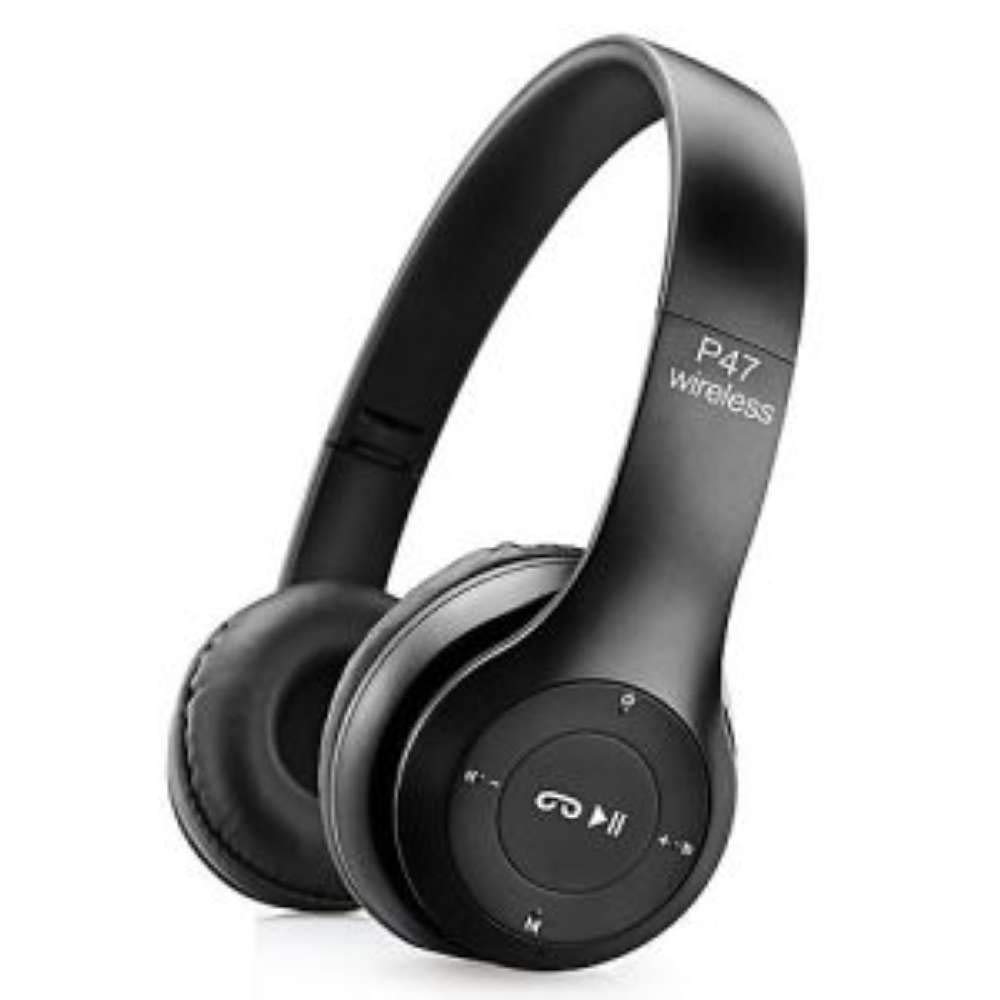 Headphone P47 Wireless Tf Card/ Fm Stereo Radio Mp3 Player Bluetooth