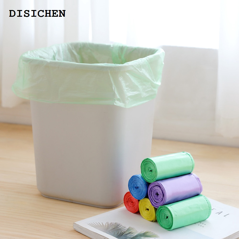 DISICHEN 2025 New Kitchen Trash Bags Mini Flat Top Type Disposableb Garbage Bags for Car Table Trash Can Small Plastic Rubbish Bags