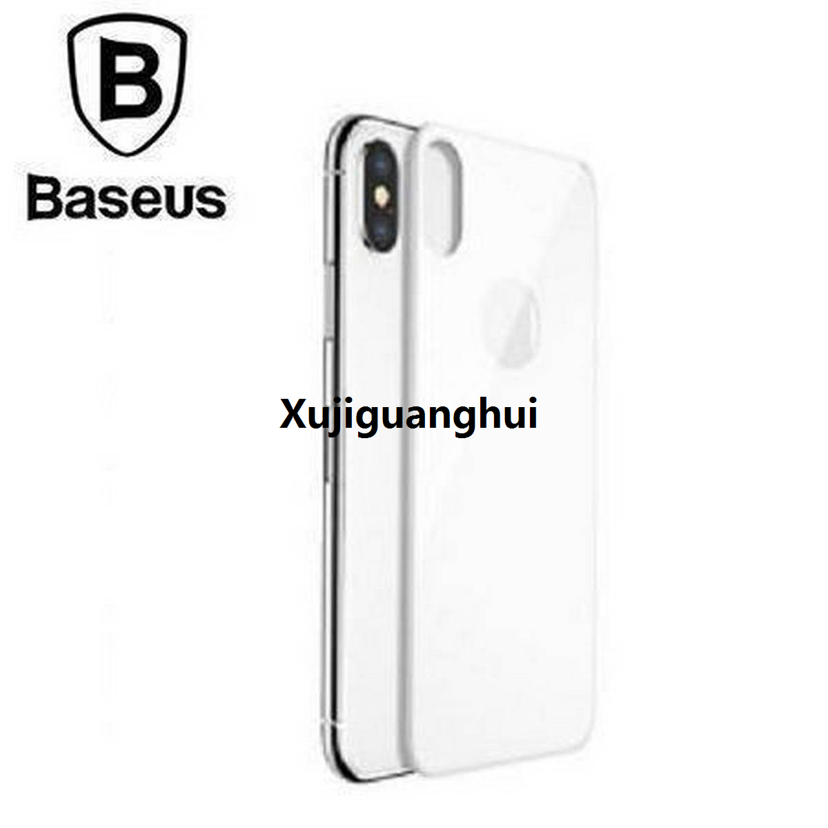 Xujiguanghui BASEUS iPhone X Ultra Thin Anti- Fingerprints Anti-Scratch Bubble-Free Back Protector Rear GLASS Film