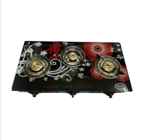 DELITE Automatic 3 Burner Gas Stove Original