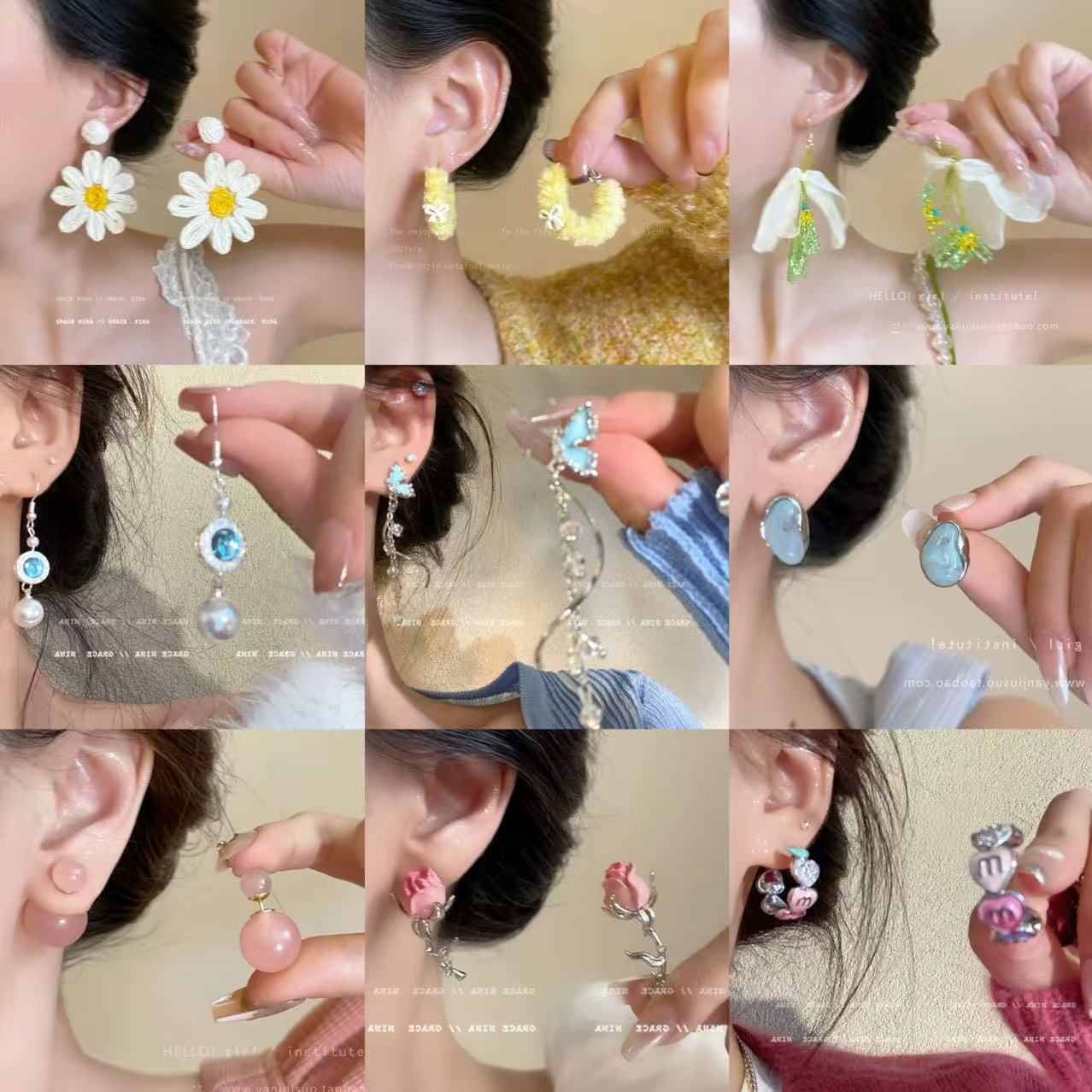 【Good sharing!】2025 New Niche Design Sense Tassel Ear Buckle 925 Silver Needle Fashion Elegant Sweet Cool Wind Earrings Ear Jewelry Women