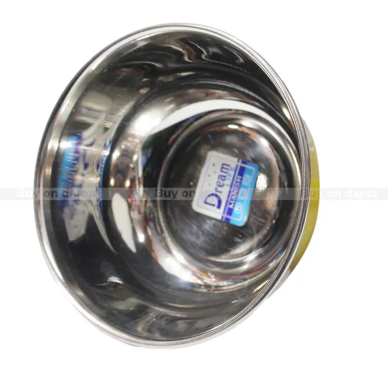 Silver Dream Life Diamond Desgin 4" Stainless Steel Bowl