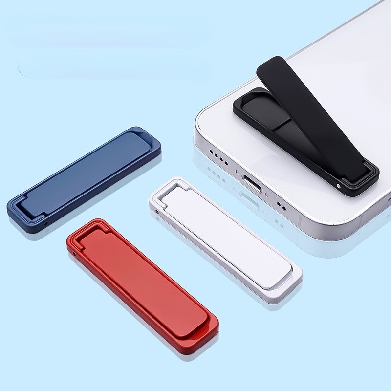 Zinc alloy Phone Kickstand Vertical and Horizontal Stand Adjustable Small Folding Desk Mount Holder