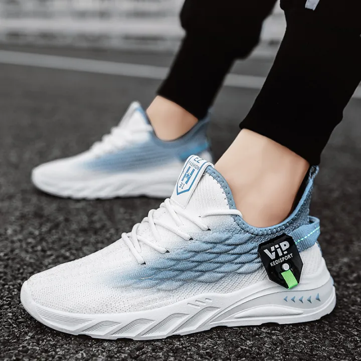 Summer Mens Shoes Mesh Breathable Sports Casual Shoes Student Fashion Trend Running Shoes Bles online DZ-35A-23