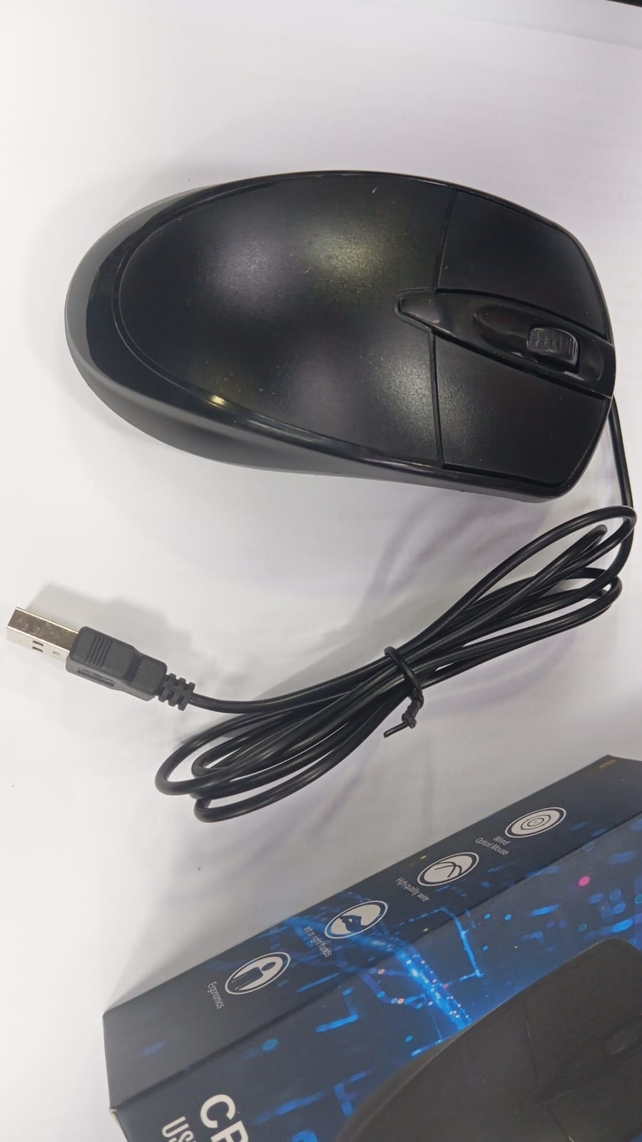 MOUSE USB OPTICAL WIRED BRAND FOX