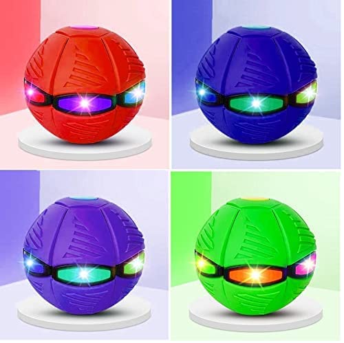 UFO Ball Magic Flying Soccer Ball Deformation Magic Ball UFO Football Flat Throw Disc - Football For Kids