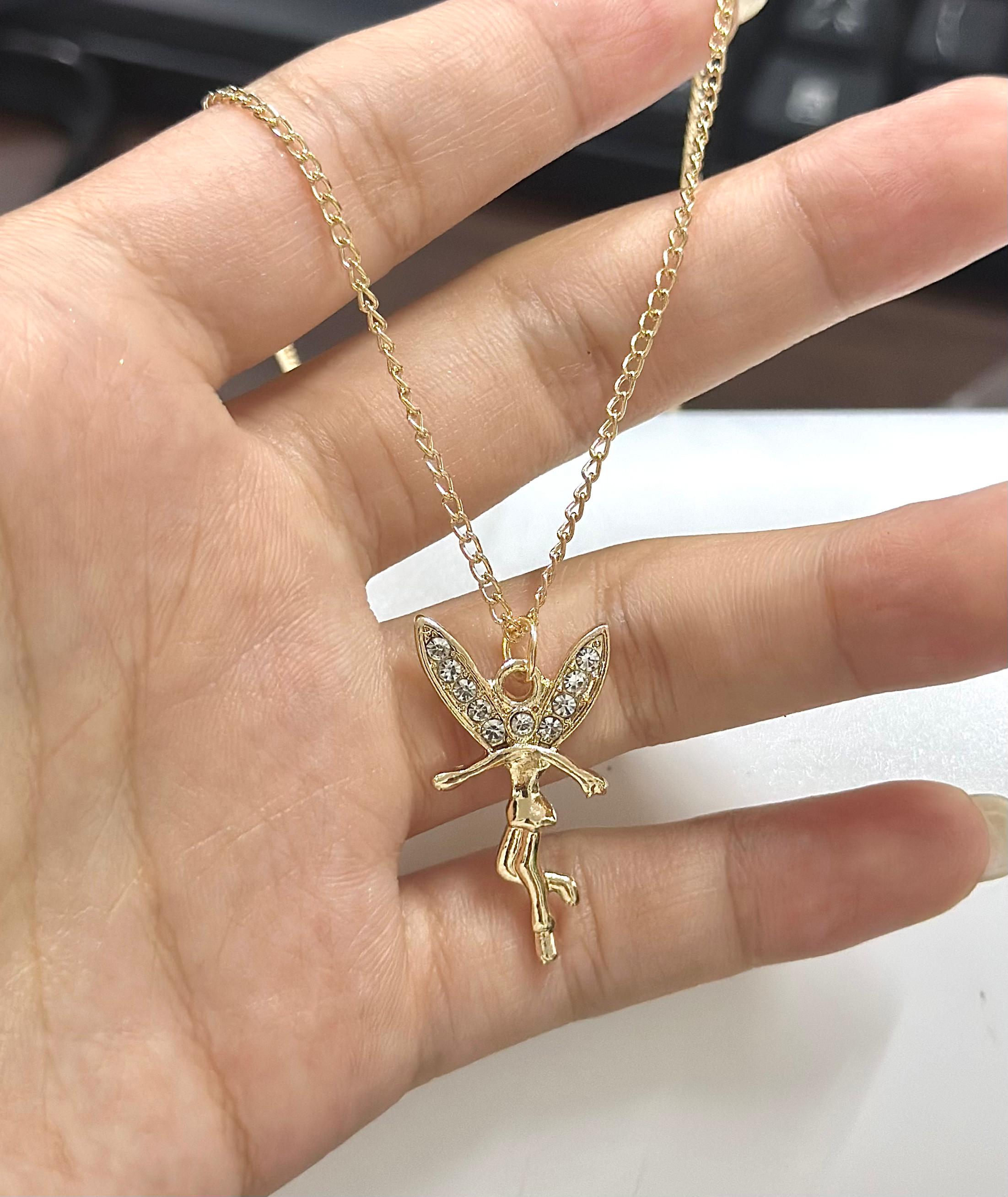 Beautiful Fairy Gold Colour Necklace for Girls