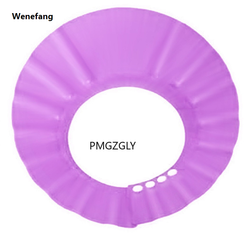 Wenefang Hot! Children Adjustable Safe Shampoo Shower Bath Protection Soft Silicone Caps Baby Hats 0-4Y 2020 New Enfants douche Caps