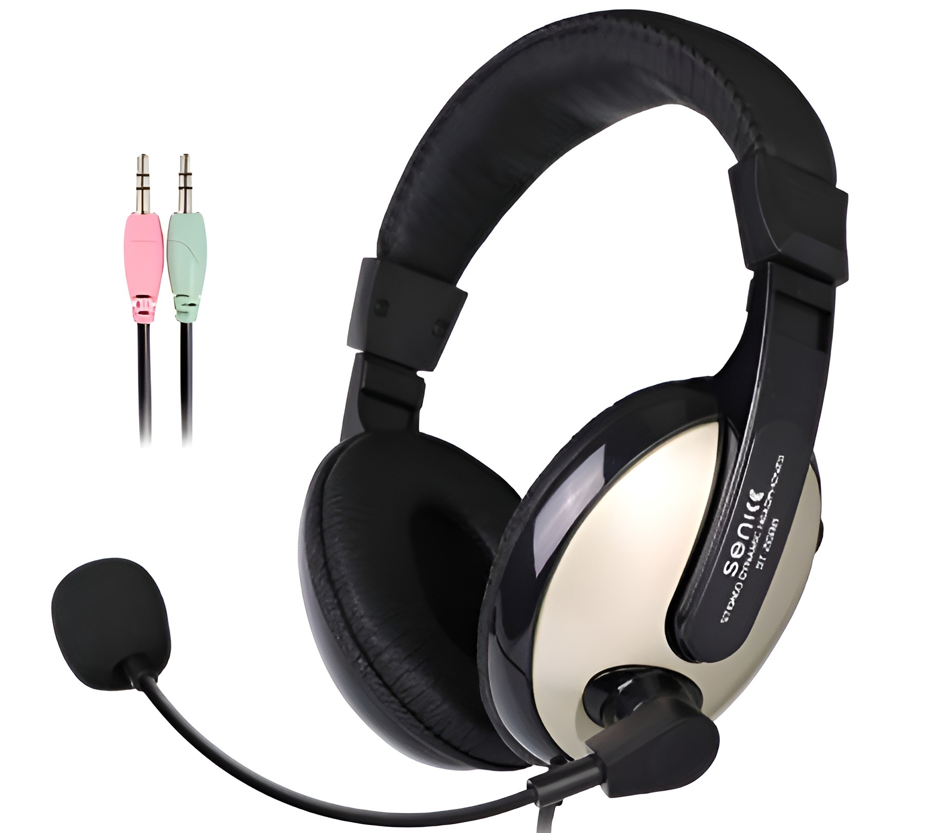Over The Head Sen ST- 2688 Wired Headset Double Jack