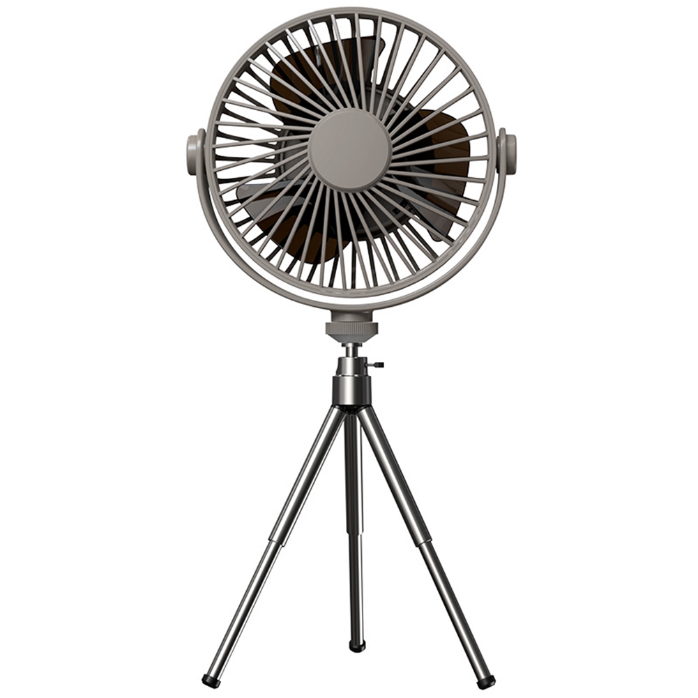 OYPFXMI Multifunction Remote Cooler Fan with Tripod Mini Portable Ceiling Fan for Home Office Outdoor Camping-Gray
