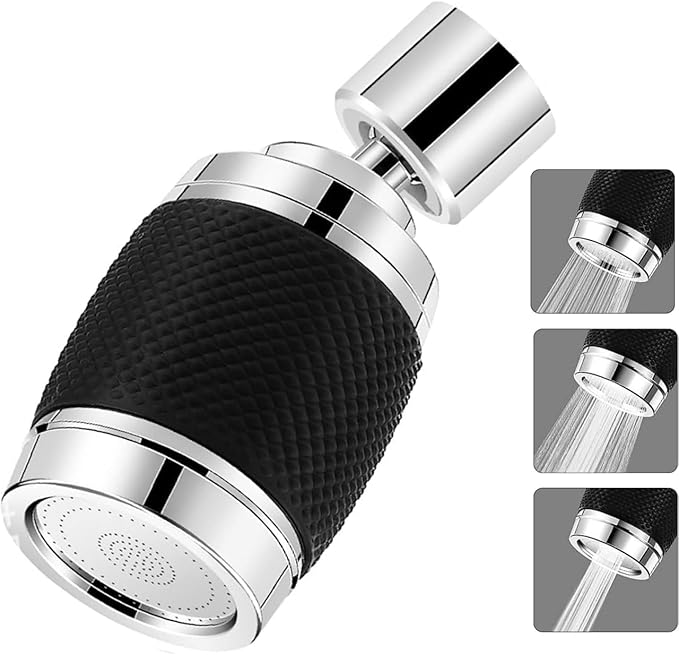 360° Rotating Faucet Sprayer Head Water Saving Tap Extension Filter Nozzle for Kitchen & Bathroom
