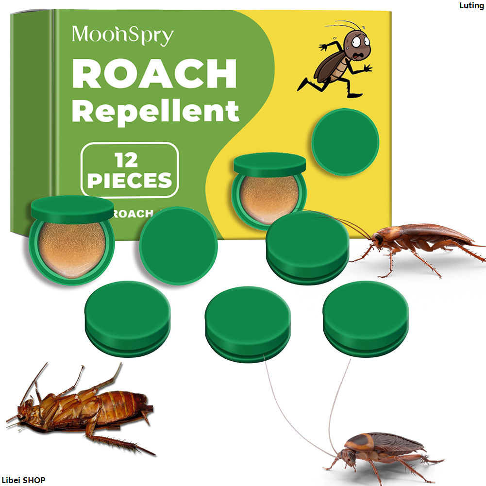 LutingSales promotion Libei SHOP2025 12/24/36/48/60Pcs Killer Enduring Effect Bait Stations Roach Control Roach Killing Traps For Indoor Outdoor Use