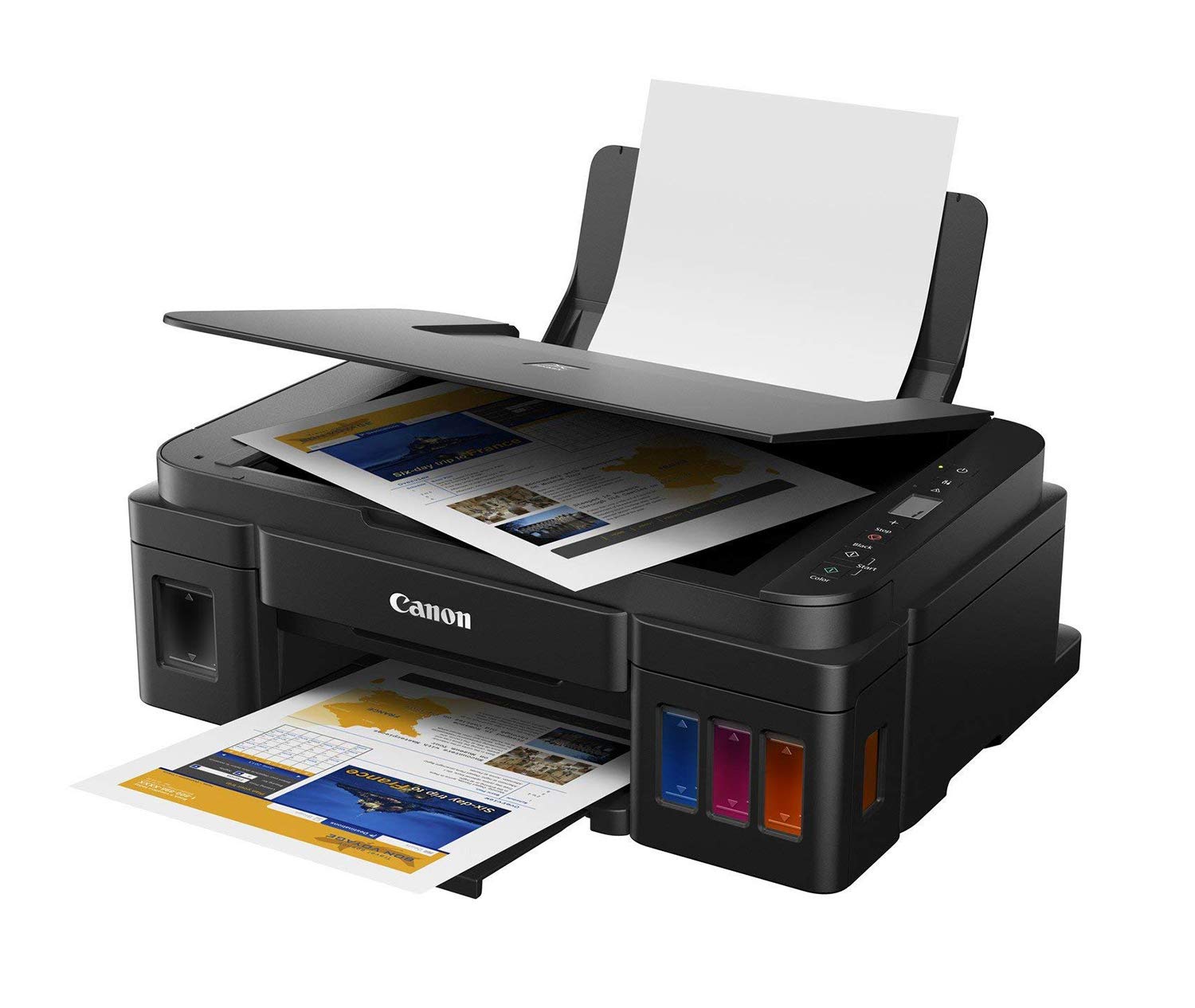 Canon Pixma G2010 All-in-One ( Print, Scan, Copy ) Ink Tank Color Printer