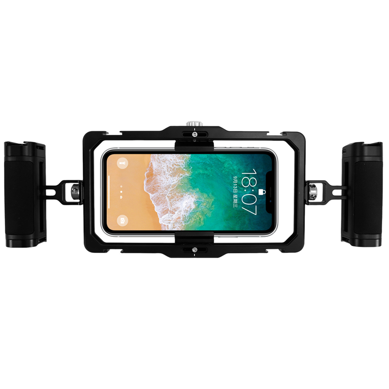 Smartphone Stabilizer Rig with Bluetooth Handle for 15 Pro Max, Galaxy S24 Ultra
