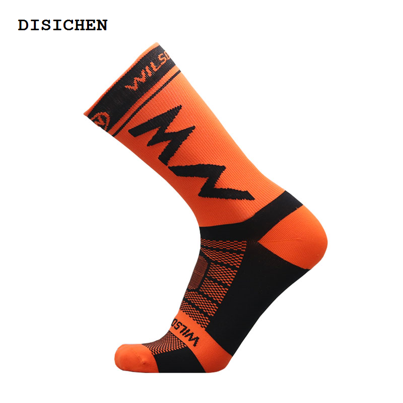 DISICHEN Hot Selling New Men Sports Socks Riding Cycling Basketball Running Sports Sock Summer Hiking Tennis Ski Man Women Bike Bicycle Slip