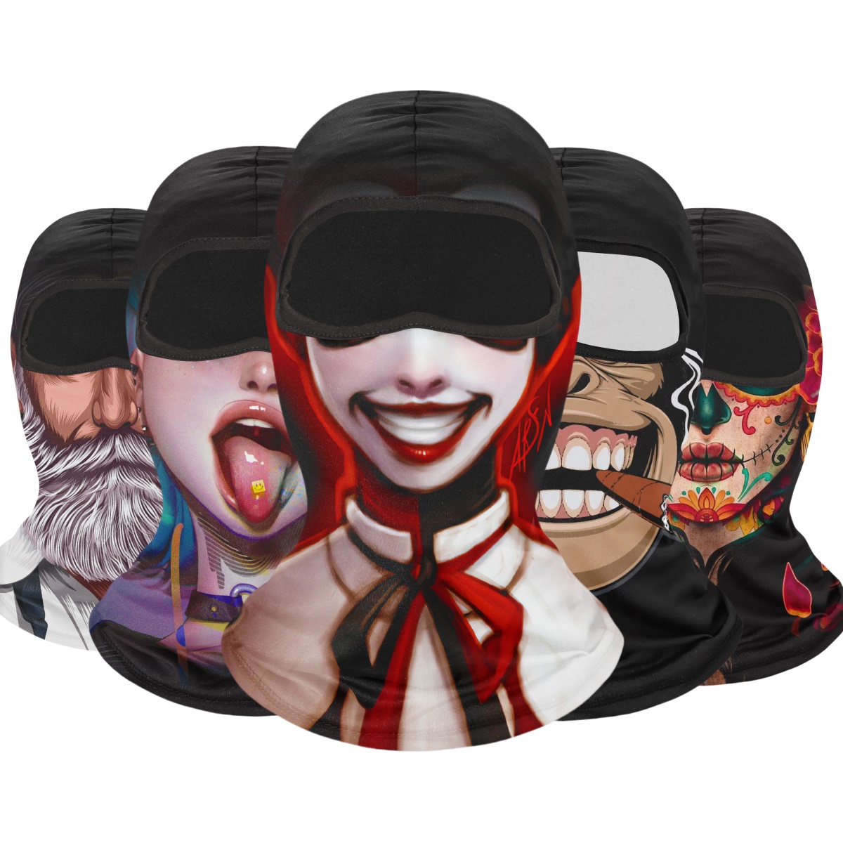 NEW Headwear, Outdoor Sunscreen, Balaclava, Motorcycle Skull Mask, Quick-Drying Riding Helmet, Lining Cap, Venom Ski Mask, Mountain Bike