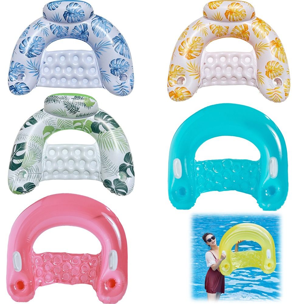 New PVC Water Hammock Recliner Inflatable Leak Proof Inflatable Floating Bed Portable Ergonomic Design Swimming Mattress Swimming Pool