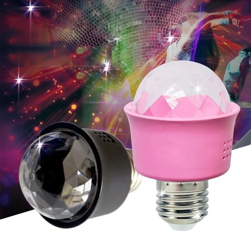 Mini LED RGB Temple Bulb 3 Watt B22 Multi LED Light with 16 Function Super Bright Bulb