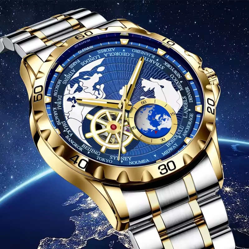 brand fashionable business luxury mechanical men's watch