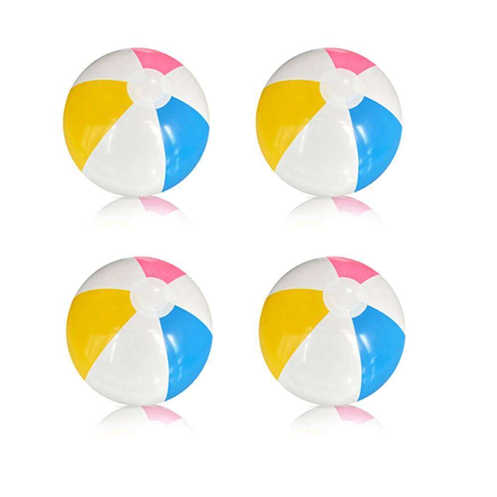 4 Pcs Colorful Iatable Swimming Pool Play Party Water Game Balloons Beach Sport Ball Fun Toys For Kids