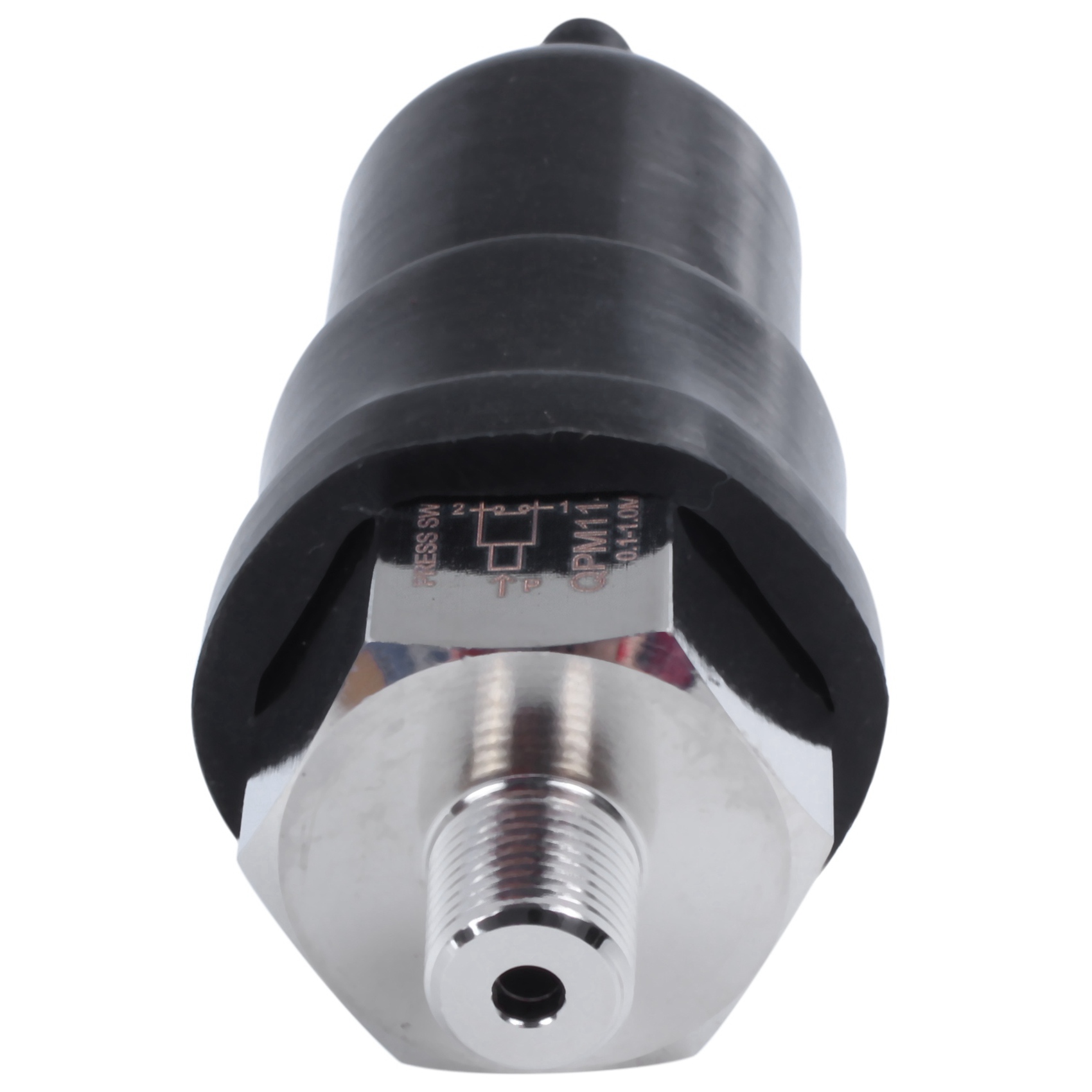 OUMERY 10X Reliable 1/8 Inch Port Adjustable Diaphragm Type Pressure Switch Nozzle QPM11-NC