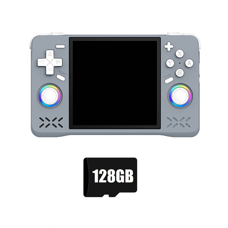 R36 Handheld Video Game Console 128GB 20000+ Games 4.0 Inch Screen 3D Joystick Linux Portable Game Player A