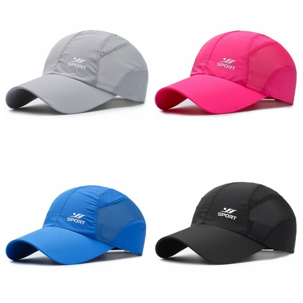 Men Women Quick Drying Fabric Sports Hats Breathable Sun Protection Men's Sun Hats Daily Life Casual Baseball Net Caps Spring Summer
