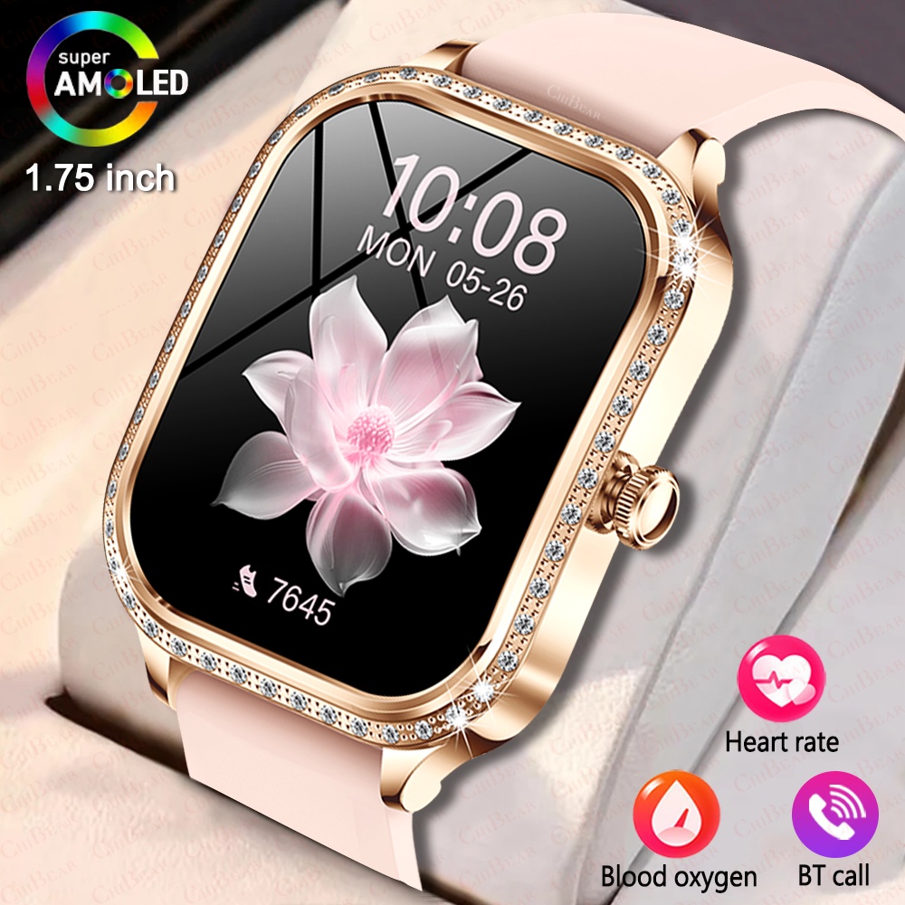 Linman For Huawei FIT 3 Smartwatch Women Gift 1.75| HD Display Ultra-SOriginallim Design Heart Rate Sports Fitness Bracelet BT Call Smart Watch