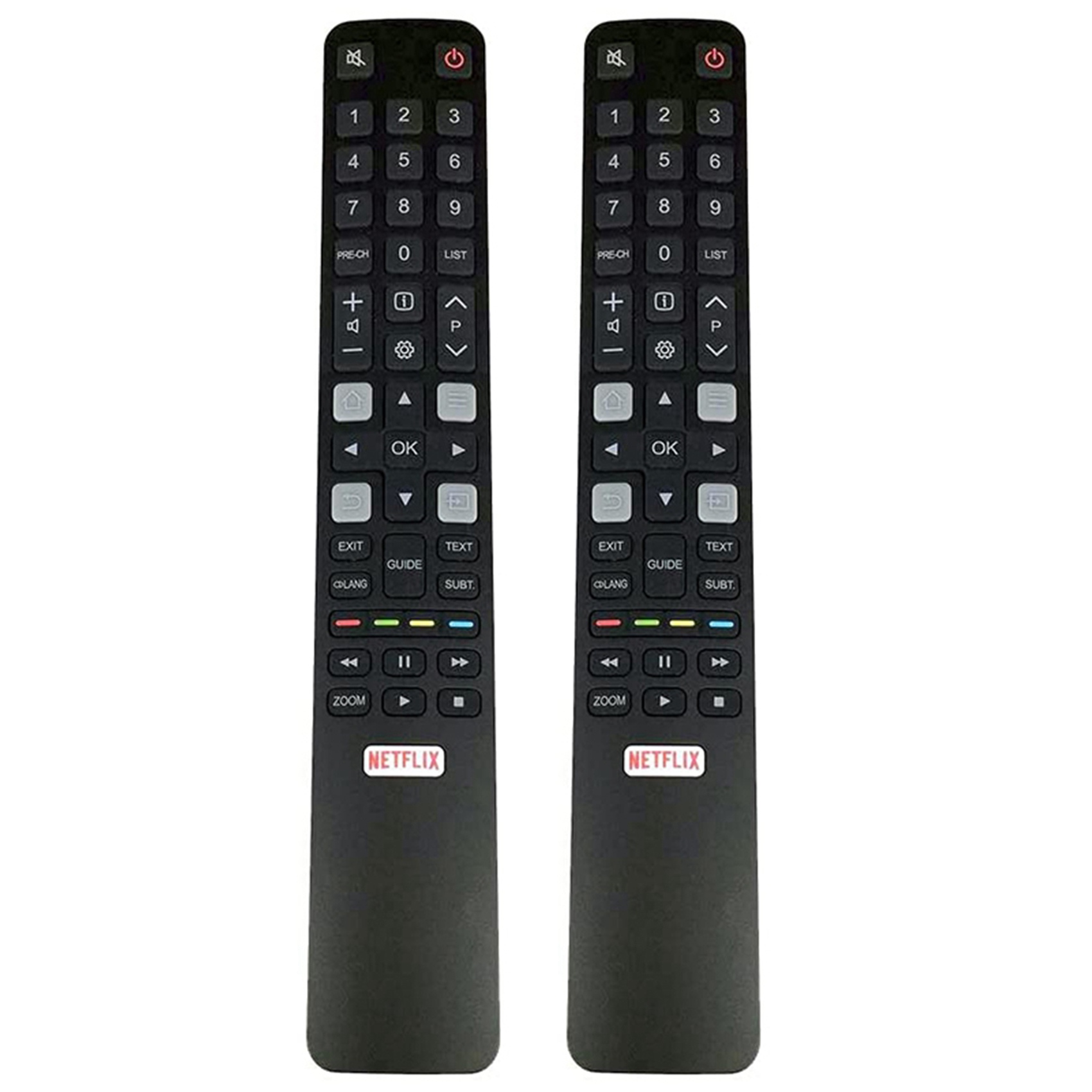 2X Remote Control RC802N YUI2 for Smart TV 32S6000S 40S6000FS 43S6000FS U55P6006 U65P6006 U49P6006 U43P6006 U65S9906