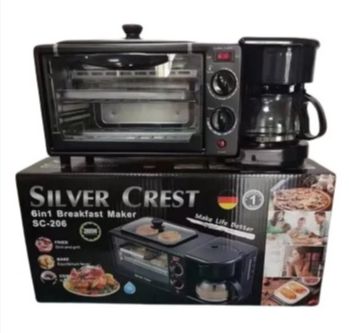 Silver Crest Electric Multifunctional 6 in 1 Breakfast Maker