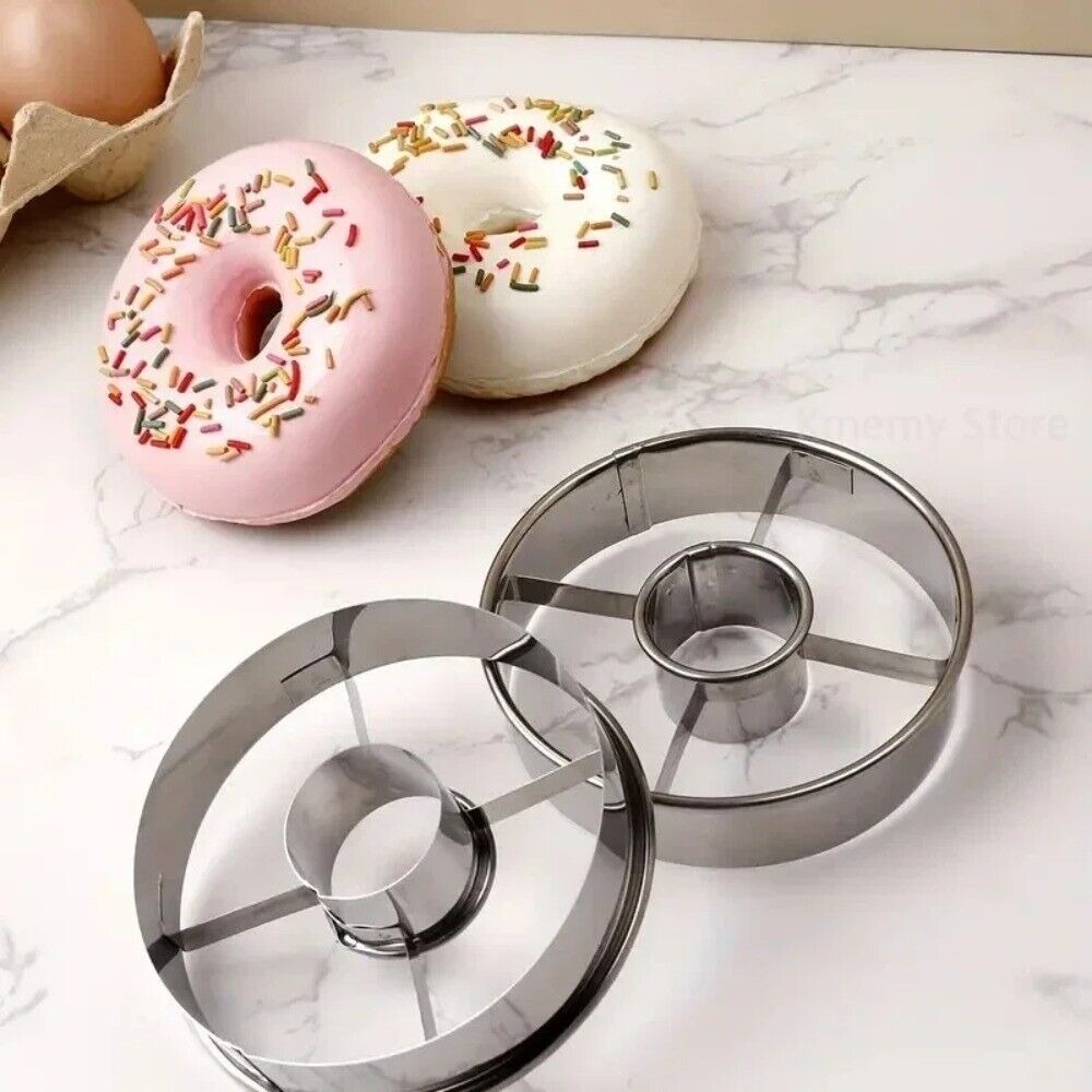 New 430 Stainless Steel Muse Circle Rotundity Baking Tools Cake Mold High-quality Baking Supplies Donut Mold
