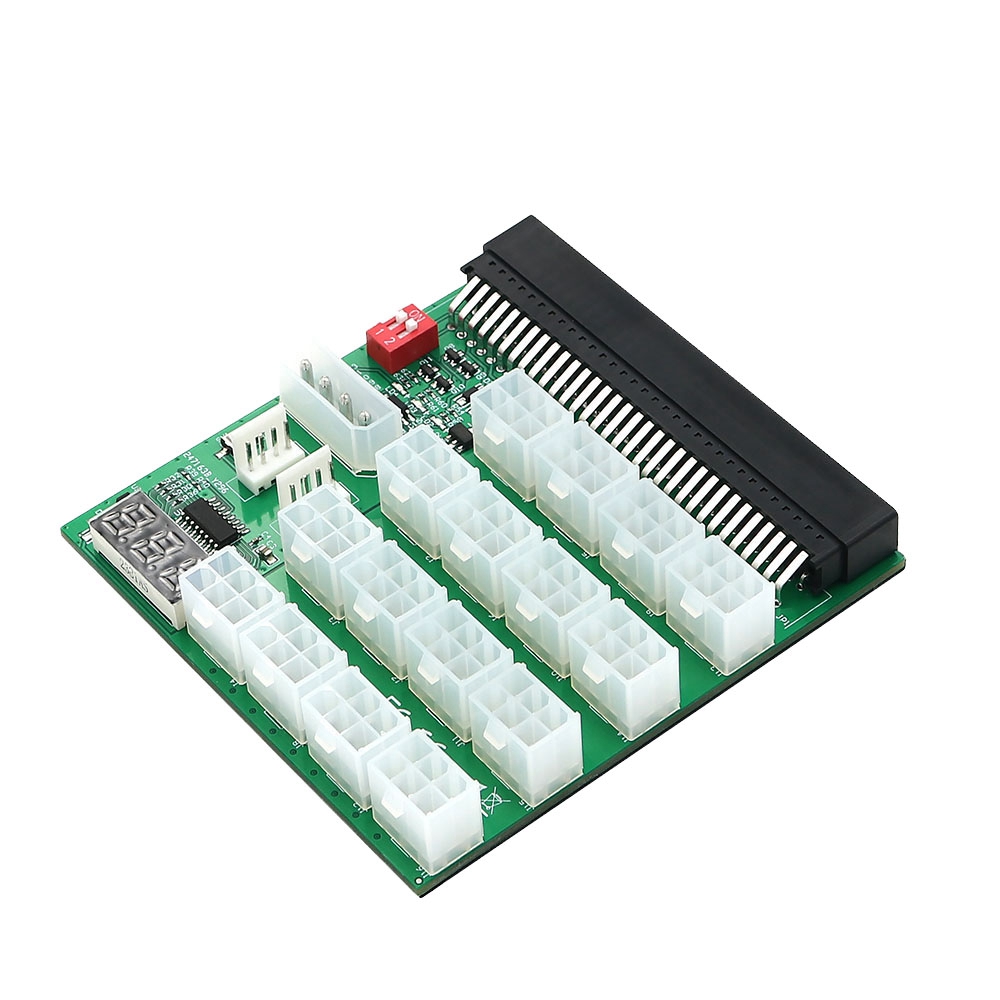 ATX 16X 6Pin 12V Power Supply Breakout Board for ETH/BTC Mining