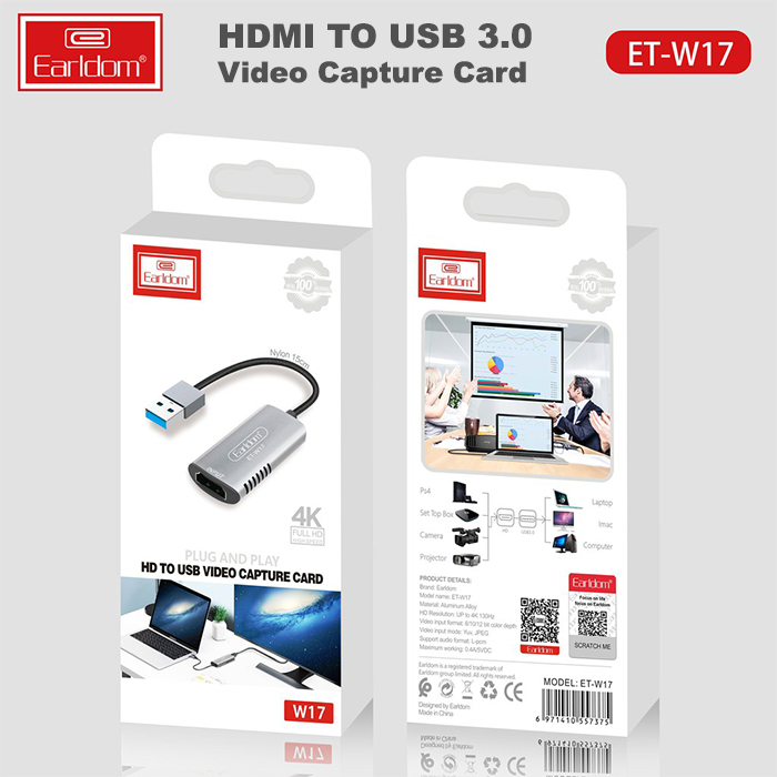 HDMI to USB3.0 Video Capture Card, Live Streaming