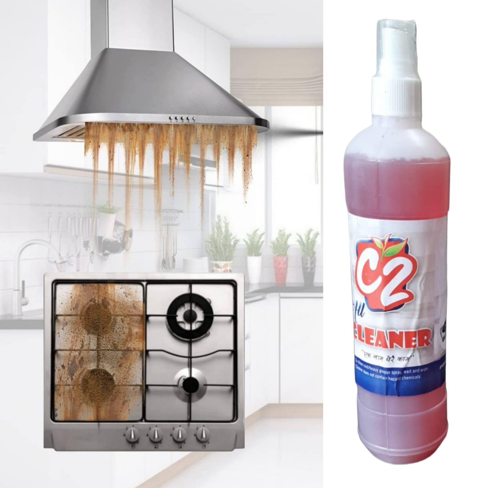 Multi Purpose C2 Kitchen Cleaner Spray for Kitchen