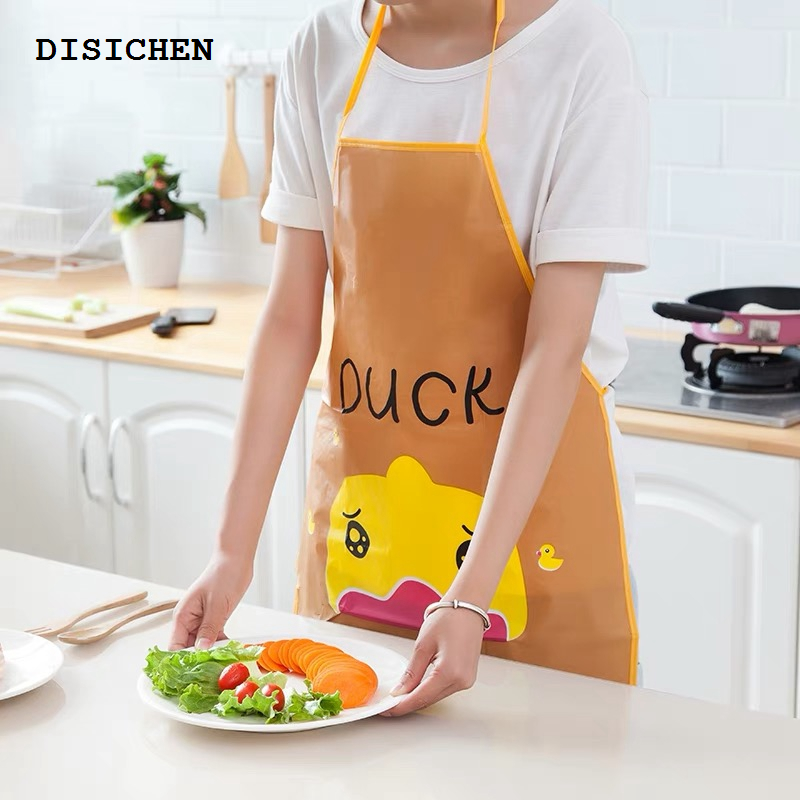 DISICHEN 2025 New Panda Kids Aprons Waterproof 50*70cm BBQ Bib Apron For Women's Kitchen Apron Cooking Baking Restaurant Workwear Cleaning Tools