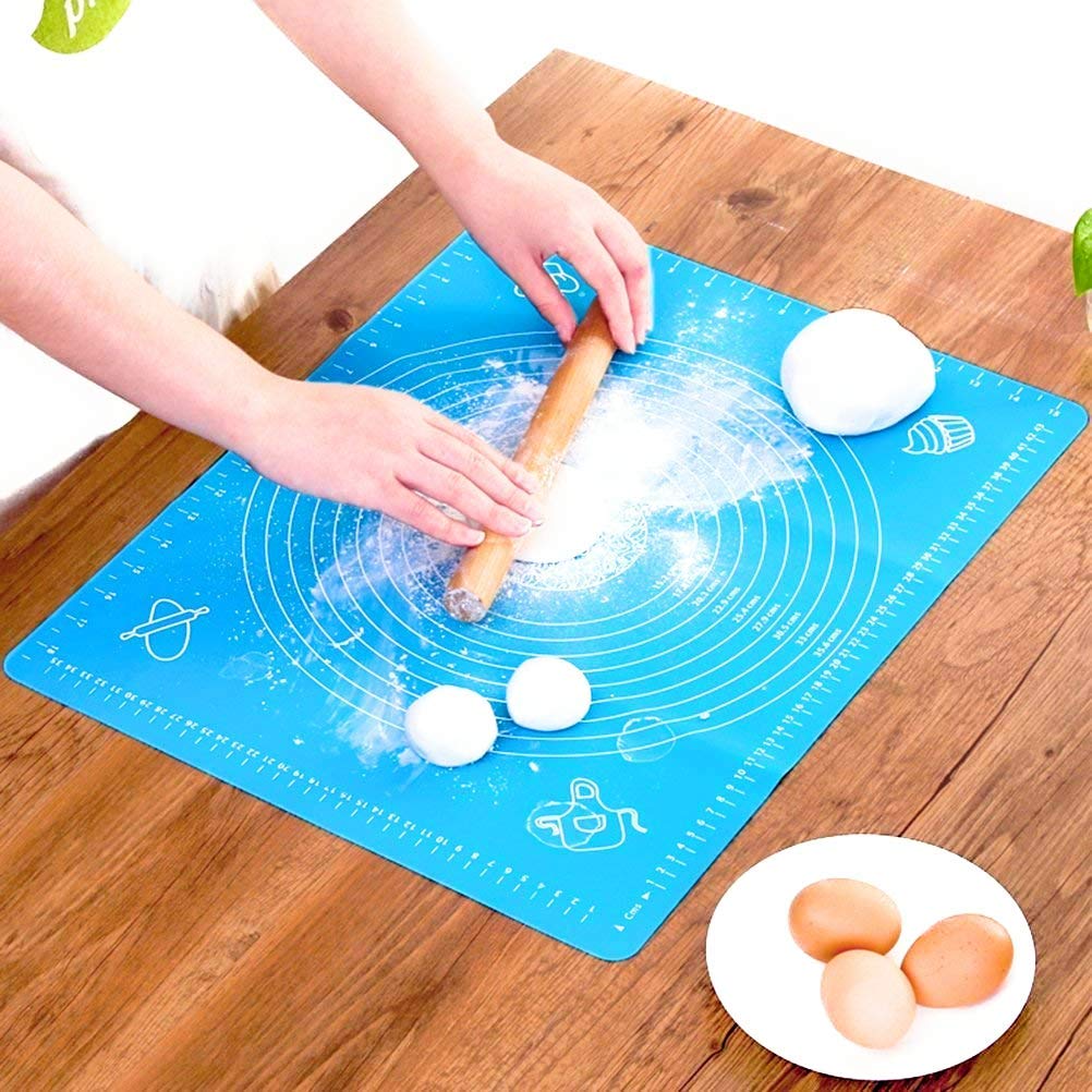 Silicone Baking Mat Roti mat for Kitchen Chapati Mat Atta Kneading Mat Non Stick Fondant Dough Rolling mat Cake Pad Cooking