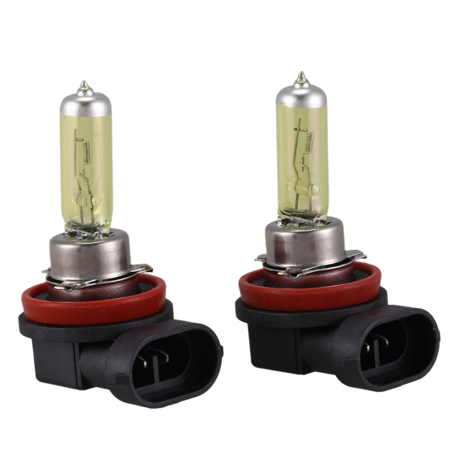 NAMUNY 2 Pcs Dc 12v 55w H11 3000k Super Yellow Car Foglight Light Bulb Lamp