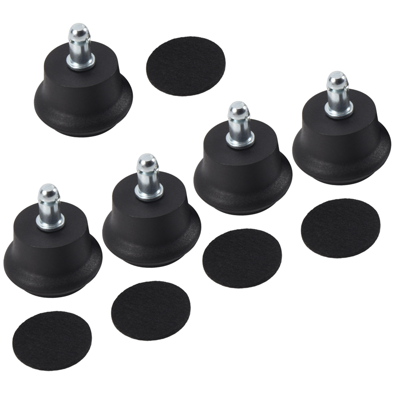 5Pcs Bell Glides Replacement Office Chair, Office Chair Wheels