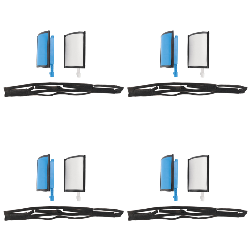 FORIDE 4X Car Dual Zone Air Conditioning Heater Flap Repair Kit 6480E3 for 407 2004-2016 C5 2001-2008