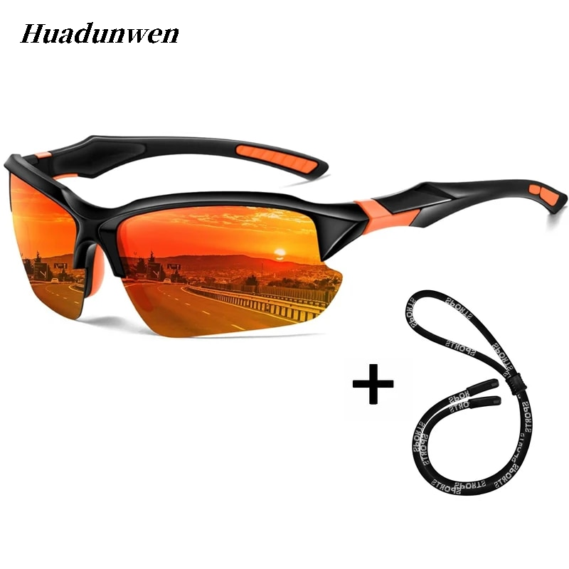 Linman Huadunwen Goggles Outdoor Lightweight Sunglasses Fishing Running2025 New Profesional Cycling Sunglasses 2024 Men's Sports Polarized UV400