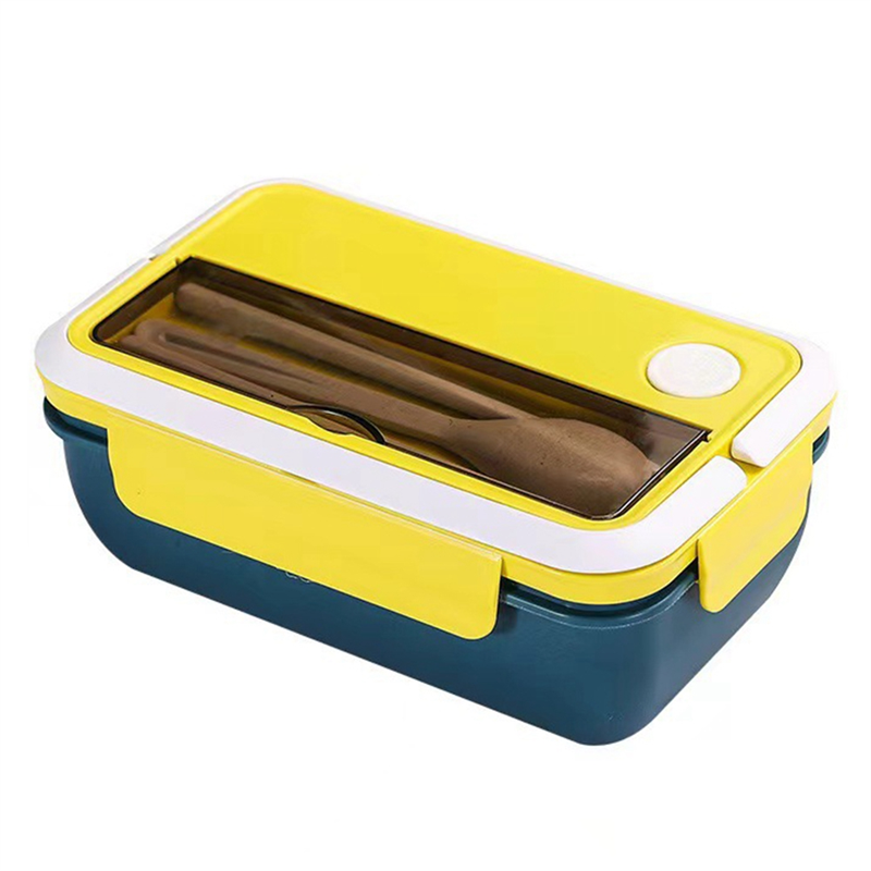 Large Capacity Student Lunch Box Korean Lunch Box Lunch Box Yellow