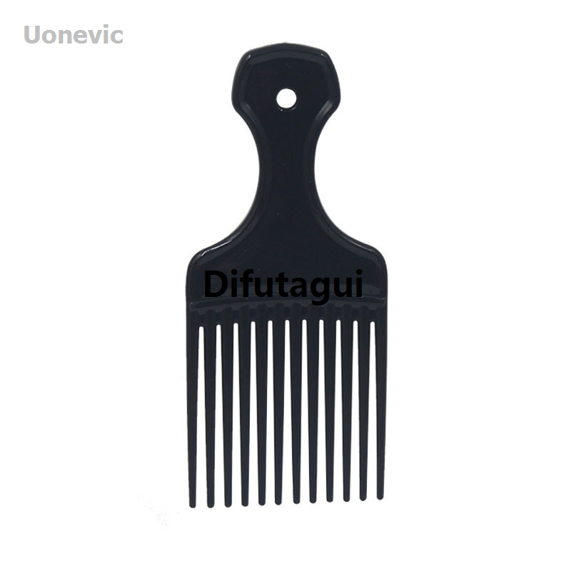 Difutagui Plastic gear comb with wide tooth brush for curly New Portable style hair, suitable for non-straight hair, 1 piece.