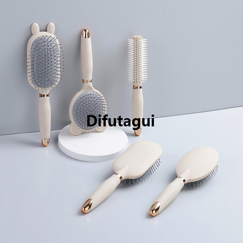 Difutagui Cute Comb Anti Static Exhaust Air Cushion Comb Home Women Fifty percent discount Long Hair Curling Fluffy Air Bag Comb Head Massage Comb