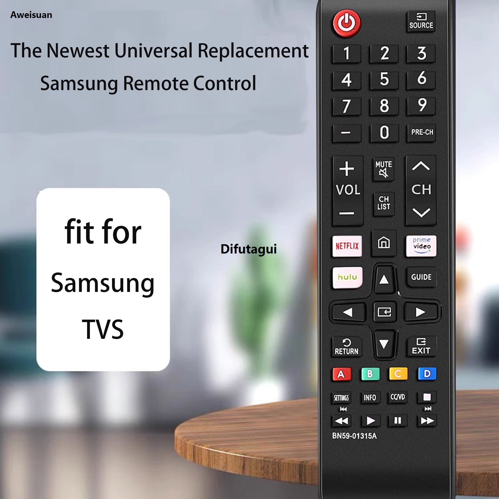 Difutagui Luxury New Universal BN59-01178B Samsung TV Remote Luxury Control Compatible LCD LED 3D TV Remote Controller