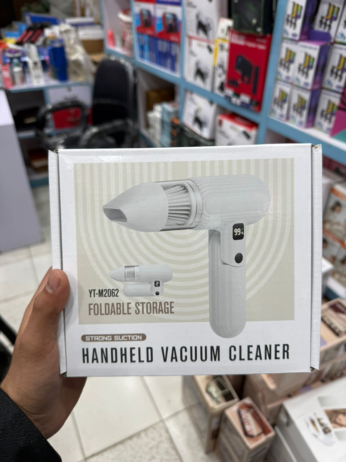 High Suction Power Wireless Handheld Vacuum Cleaner | Portable Cordless Mini Vacuum for Home, Car & Pet Hair Cleaning | Lightweight Rechargeable Cleaning Machine